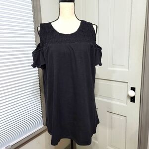Lane Bryant Cold Shoulder Swing Tee